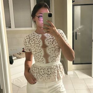 BCBG lace top